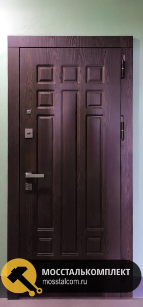 Квартирная дверь с зеркалом Квартирная дверь с зеркалом